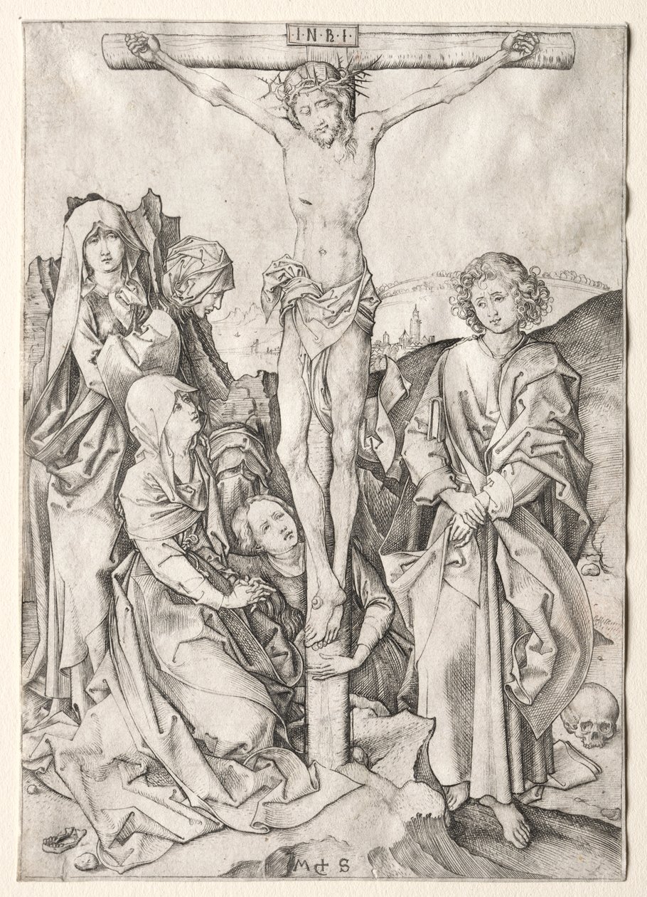 La Passione: Cristo sulla croce da Martin Schongauer