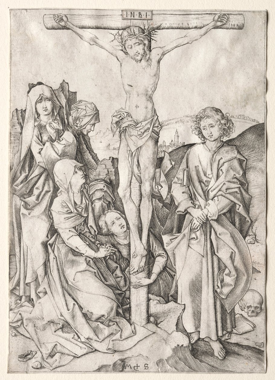 La Passione: Cristo sulla Croce da Martin Schongauer