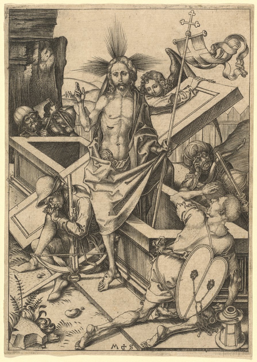 La resurrezione da Martin Schongauer
