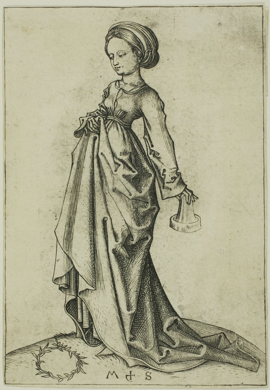 La seconda Vergine Stolta da Martin Schongauer