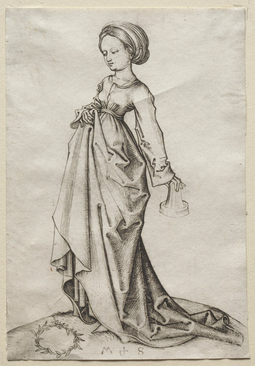 La Seconda delle Vergini Stolte da Martin Schongauer