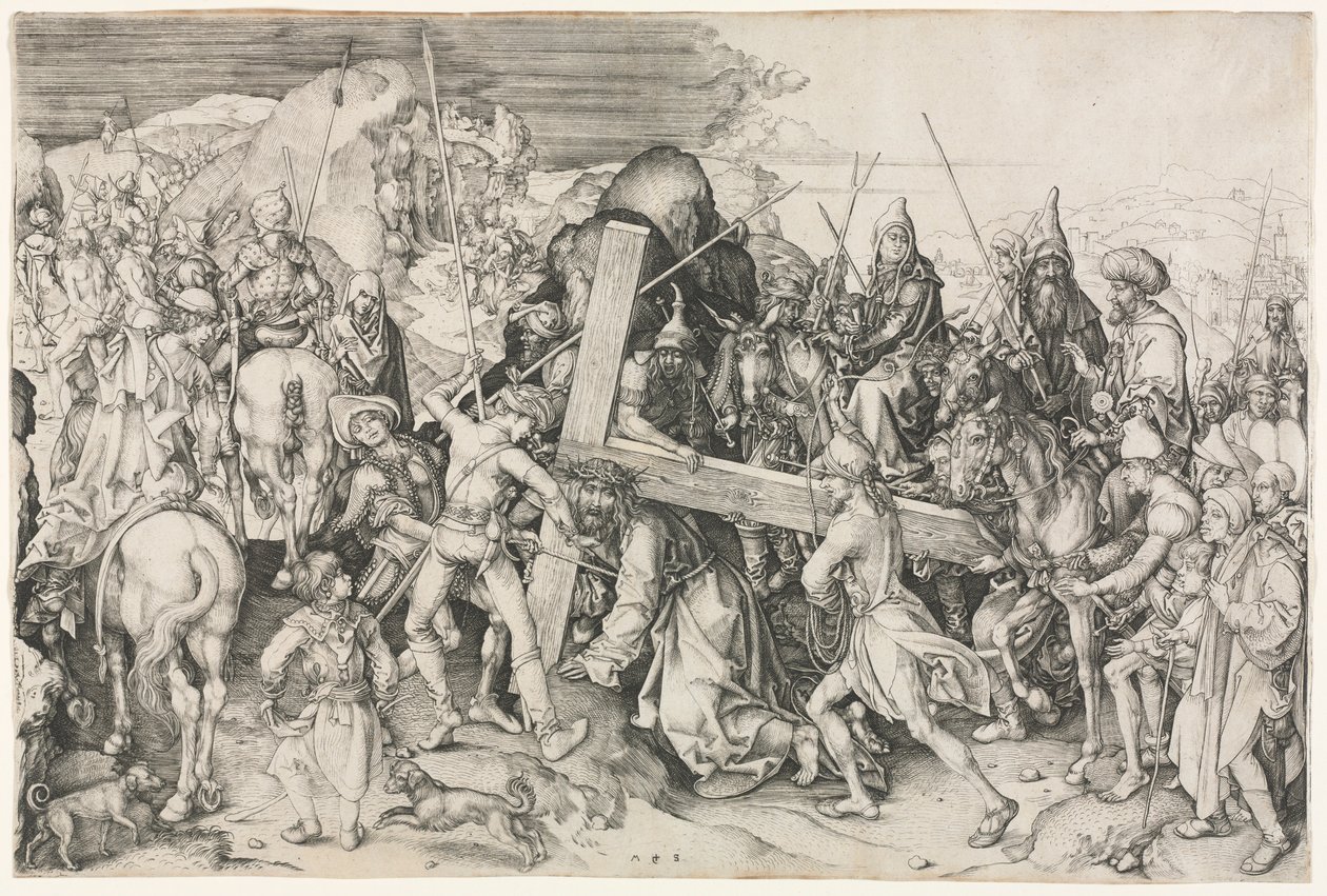 La portata della croce da Martin Schongauer