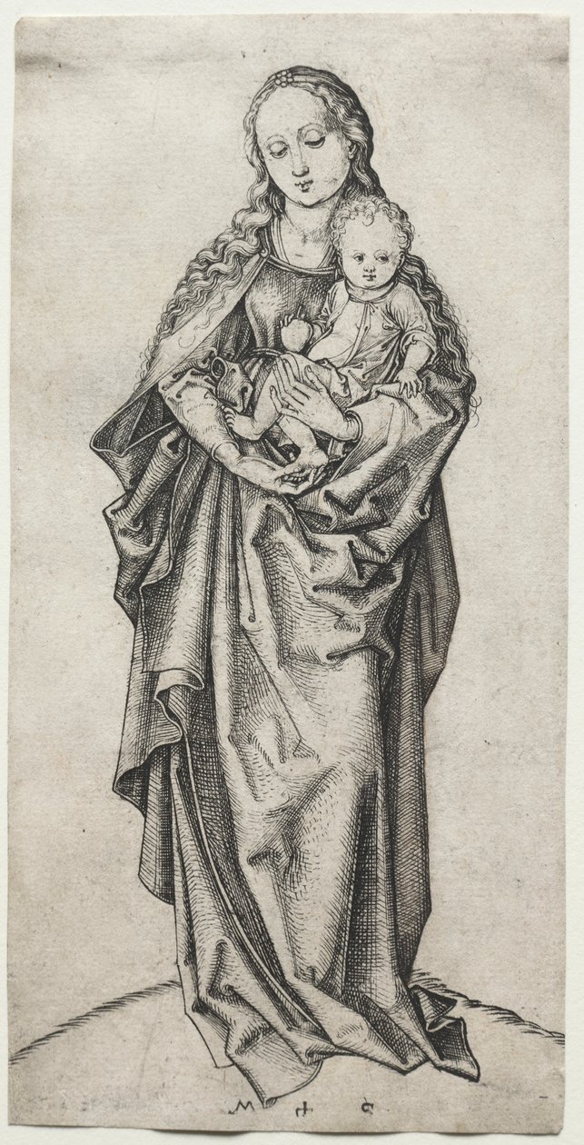 Vergine e Bambino con una mela da Martin Schongauer