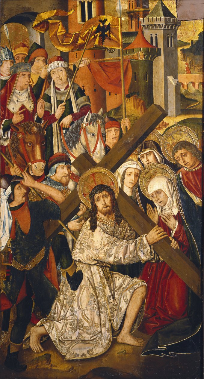 La Via Crucis (dettaglio) da Martin & Ximenez Miguel (fl.1466 1505) Bernat