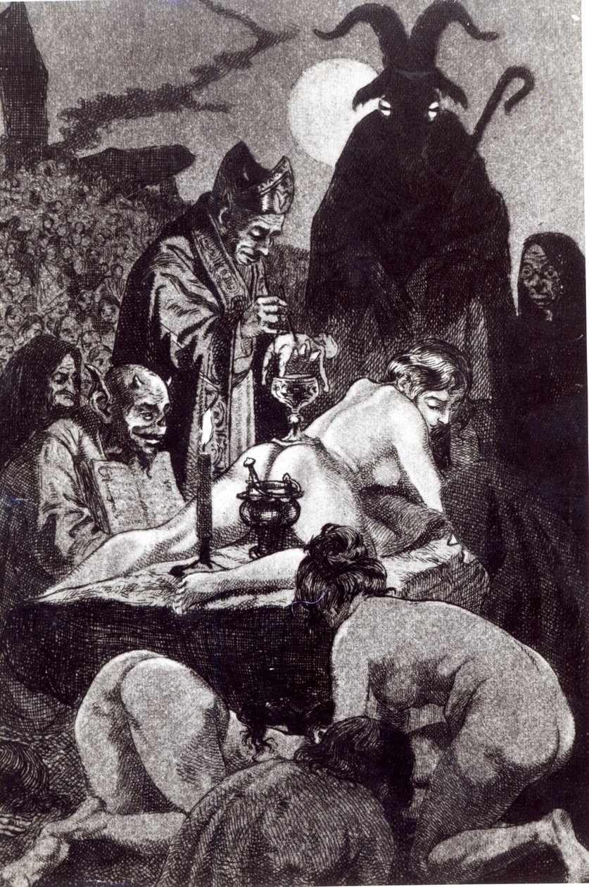 Una messa nera, 1911 da Martin van Maele