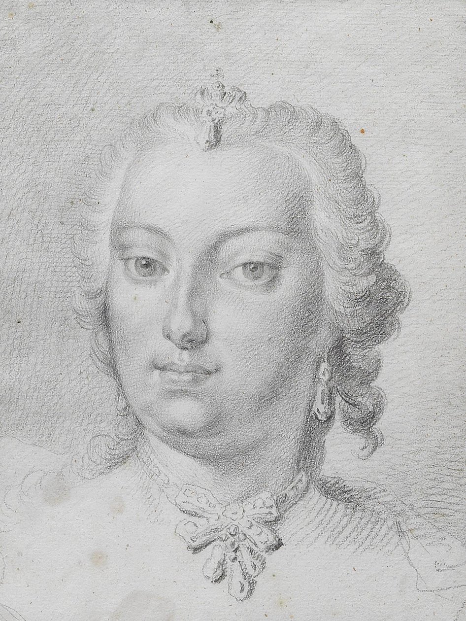 Il disegno di Maria Teresa di Martin van Meyten del 1741 da Martin van Meytens