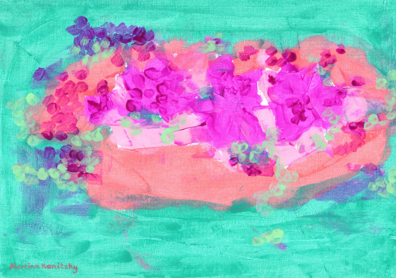 Cesto di fiori con rose da Martina Konitzky