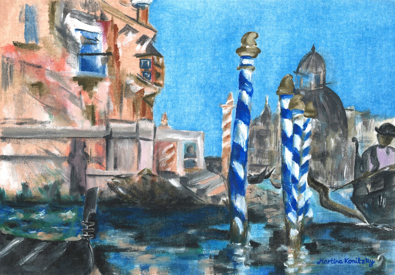Canal Grande (omaggio a Edouard Manet) da Martina Konitzky