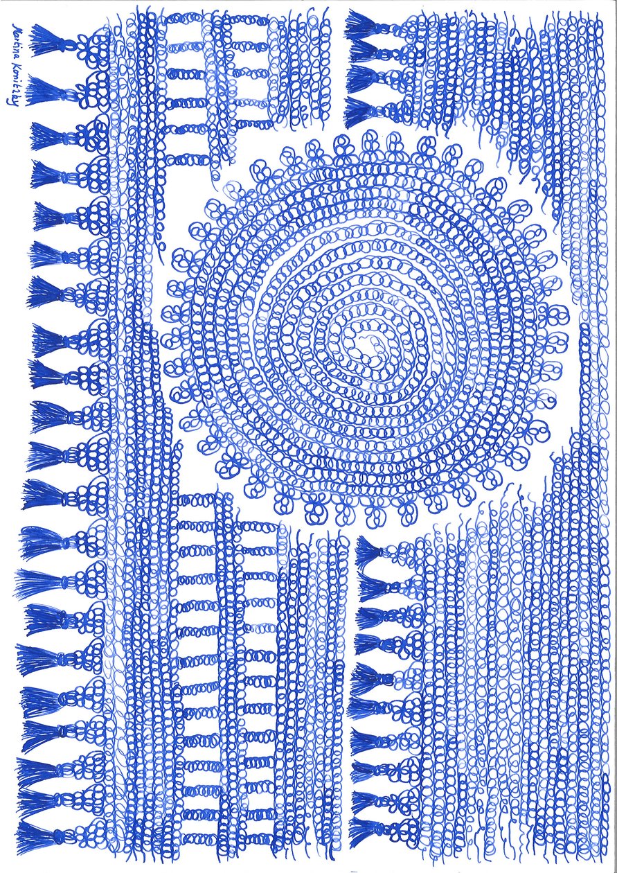Uncinetto inchiostro blu da Martina Konitzky
