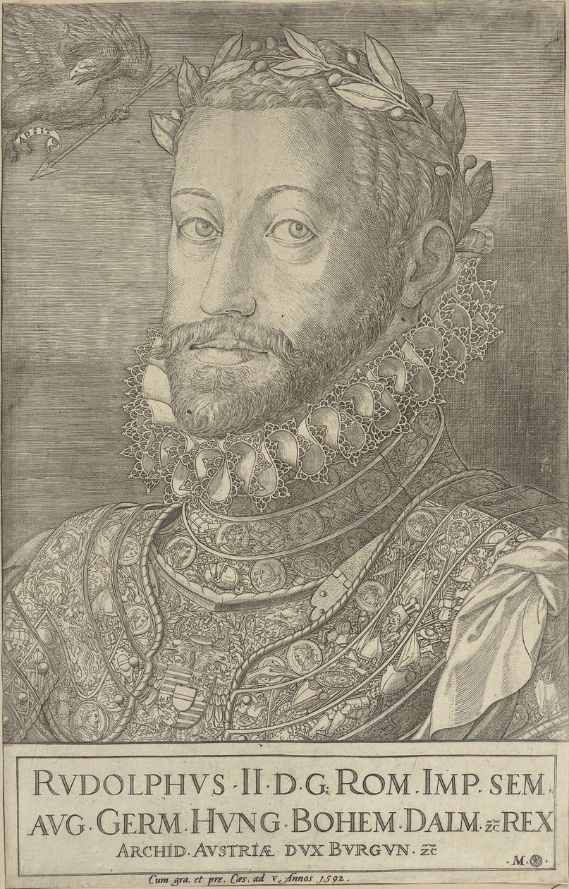 Imperatore Rodolfo II da Martino Rota