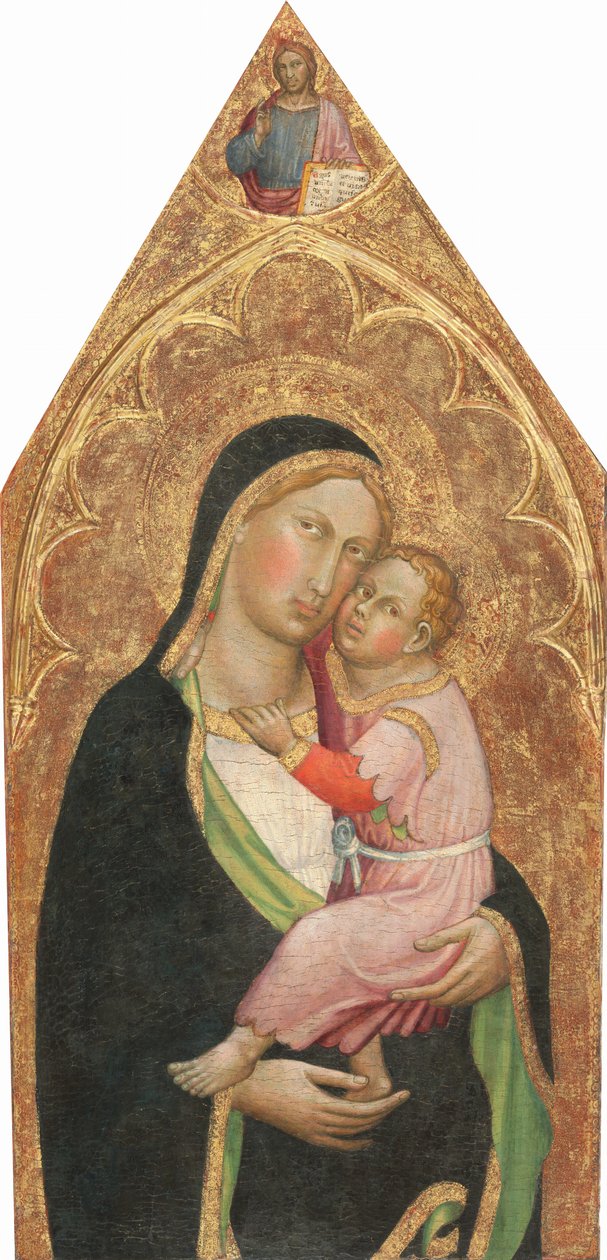Madonna e Bambino, con il Cristo benedicente (pannello centrale) da Martino di Bartolomeo