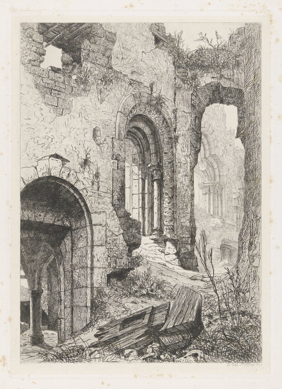 Castello di Vianden da Martinus Antonius Kuytenbrouwer jr.