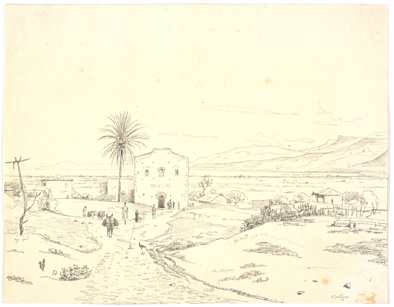 Paesaggio greco, Vostiza da Martinus Rørbye