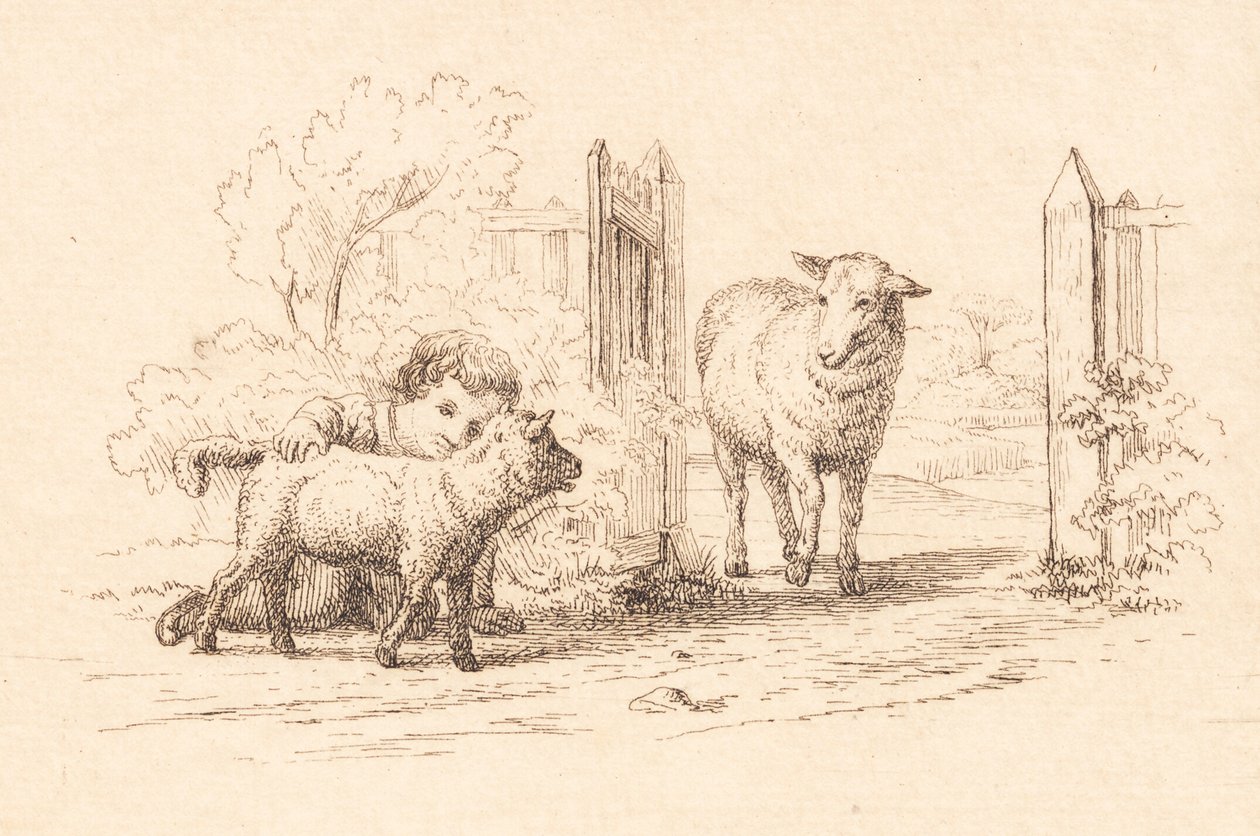 Illustrazione per "Cinquanta favole per bambini" di Hey da Martinus Rørbye
