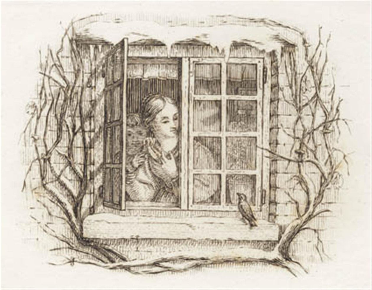 Illustrazione per "Cinquanta favole per bambini" di Hey da Martinus Rørbye