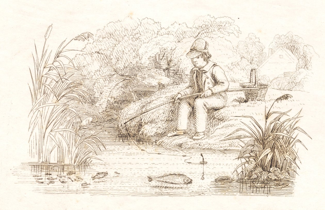 Illustrazione per "Cinquanta favole per bambini" di Hey da Martinus Rørbye