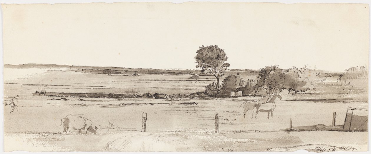 Paesaggio visto da Melby da Martinus Rørbye