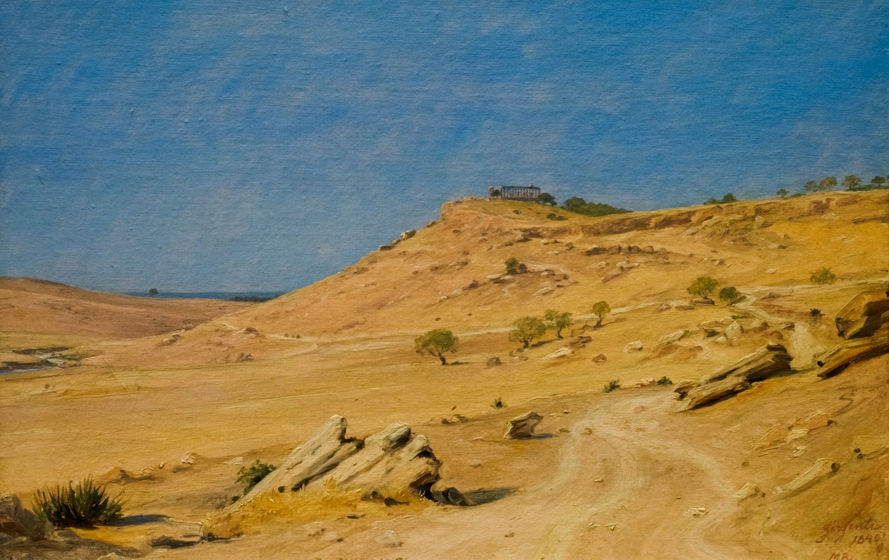 Vista da Girgenti da Martinus Rorbye