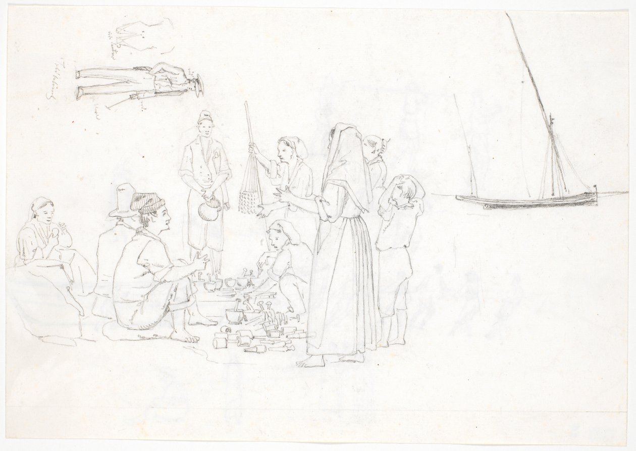Studi di Vita Popolare da Martinus Rørbye