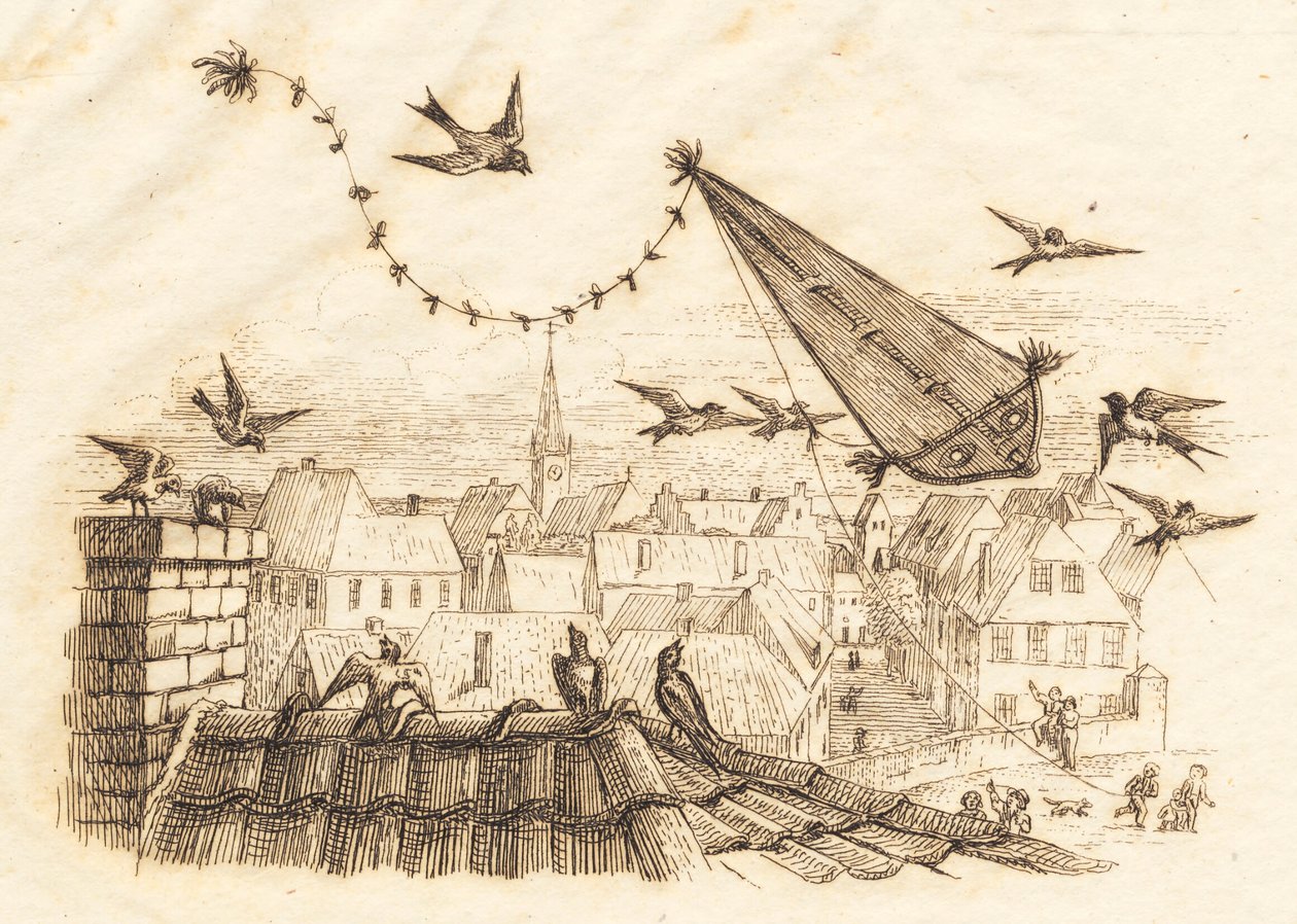 Illustrazione per "Cinquanta favole per bambini" di Hey da Martinus Rørbye