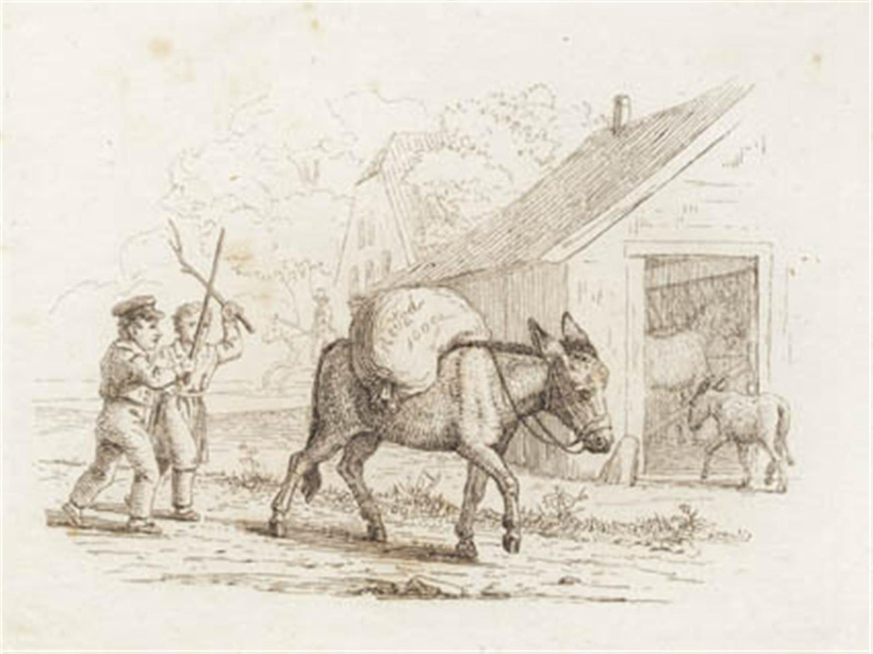Illustrazione per "Cinquanta favole per bambini" di Hey da Martinus Rørbye