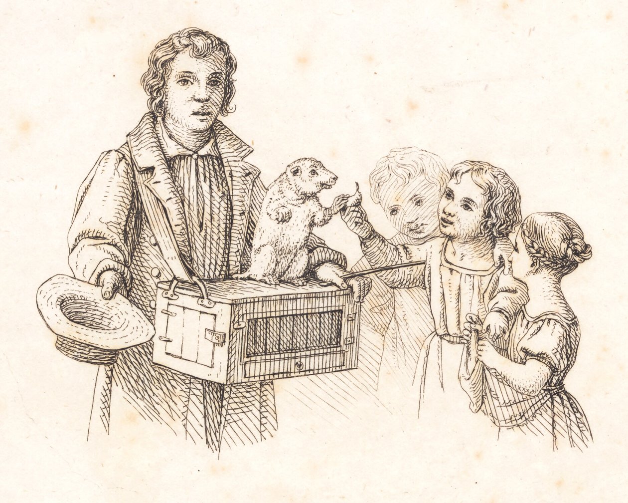 Illustrazione per "Cinquanta favole per bambini" di Hey da Martinus Rørbye