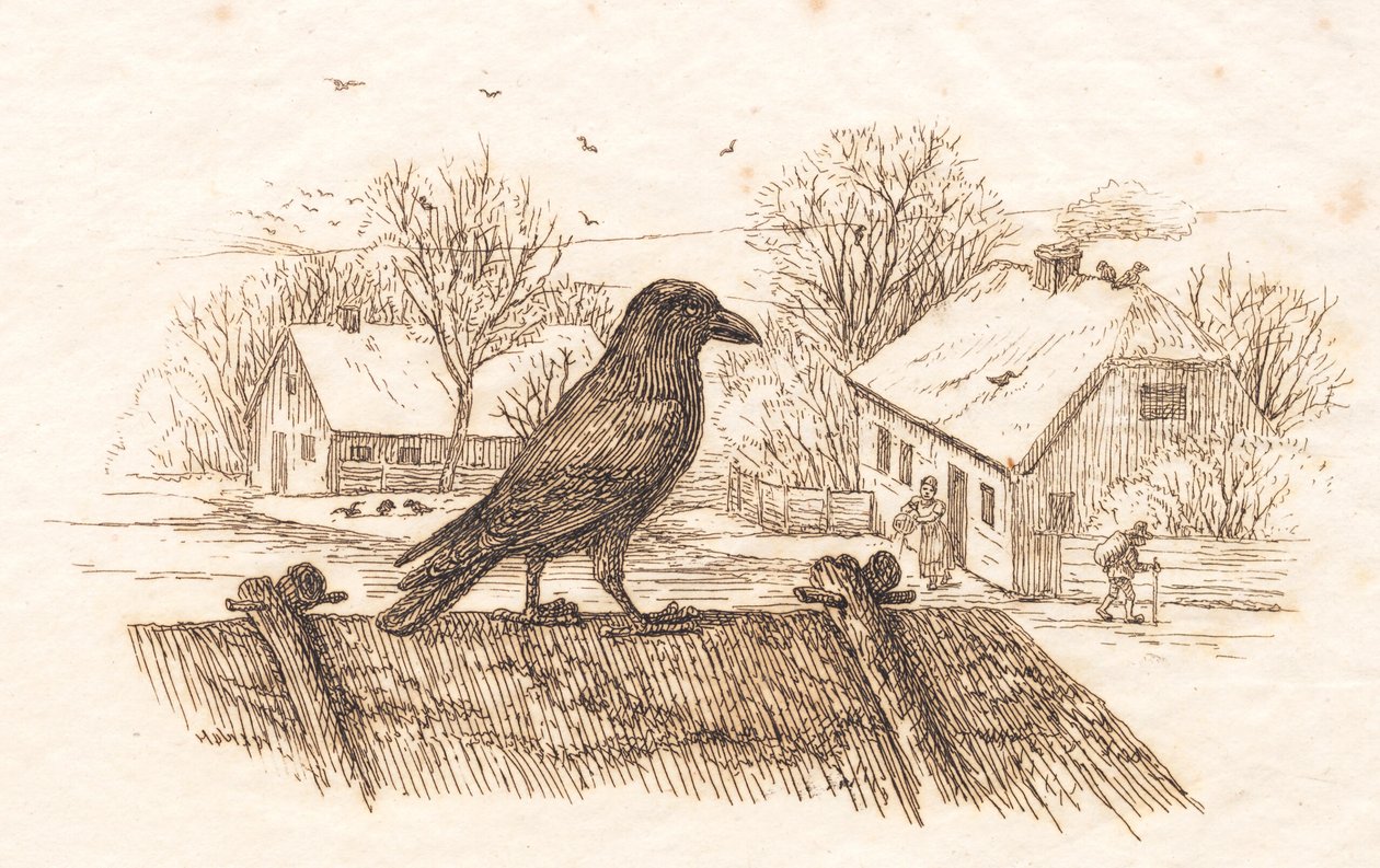 Illustrazione per "Cinquanta favole per bambini" di Hey da Martinus Rørbye
