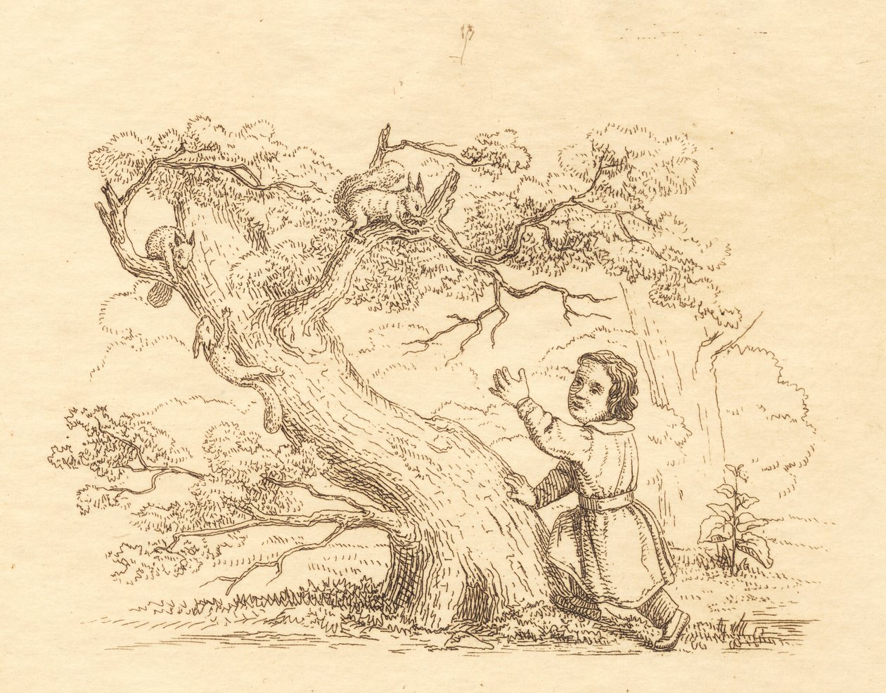 Illustrazione per "Cinquanta favole per bambini" di Hey da Martinus Rørbye