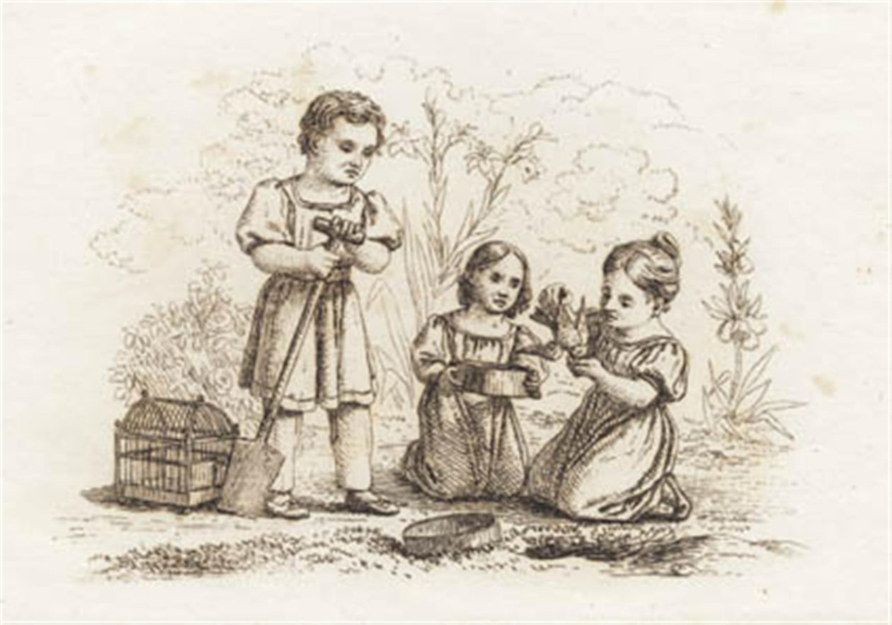 Illustrazione per "Cinquanta favole per bambini" di Hey da Martinus Rørbye