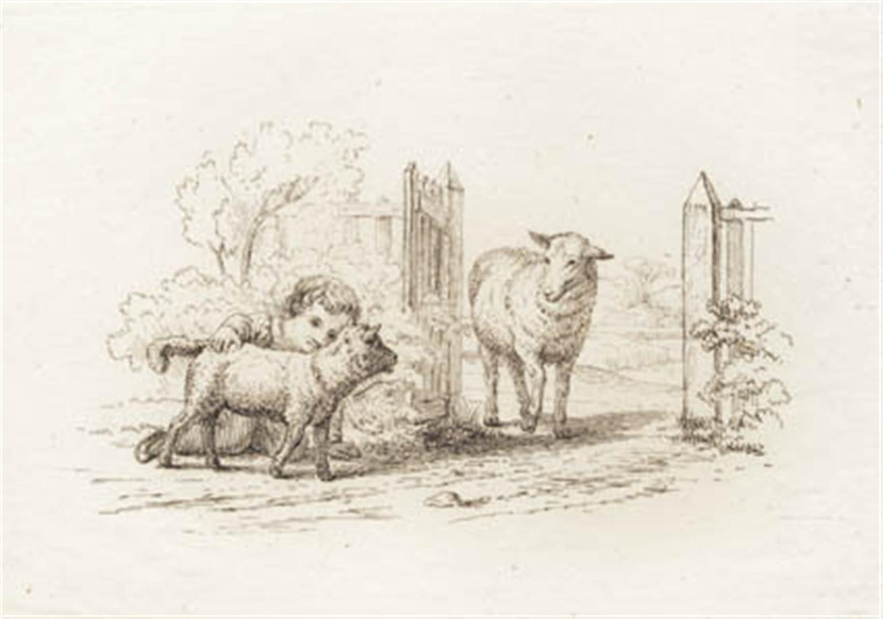Illustrazione per "Cinquanta favole per bambini" di Hey da Martinus Rørbye