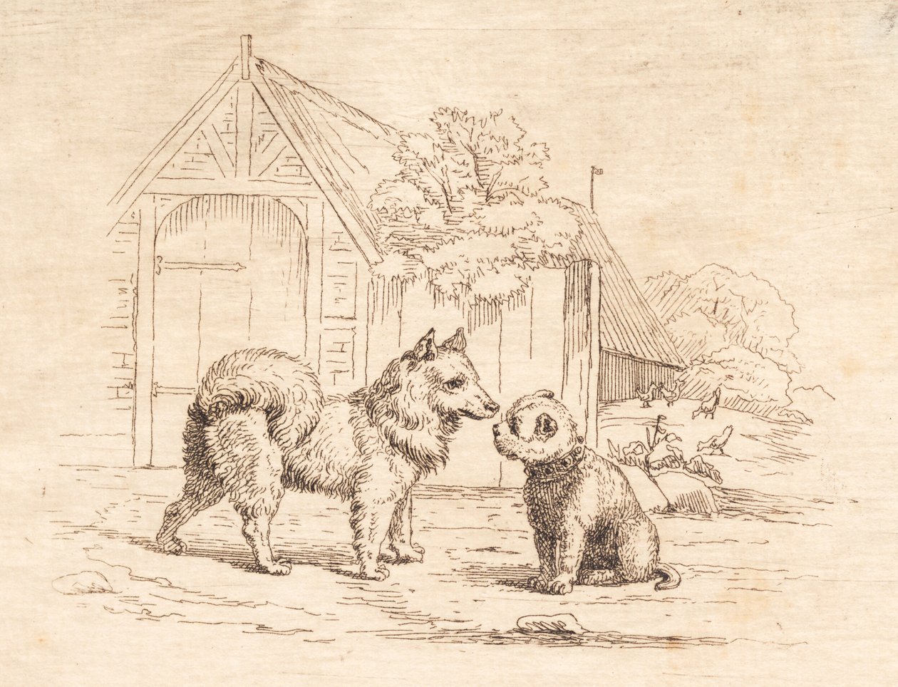 Illustrazione per "Halvhundrede Fabler for Børn" di Hey da Martinus Rørbye