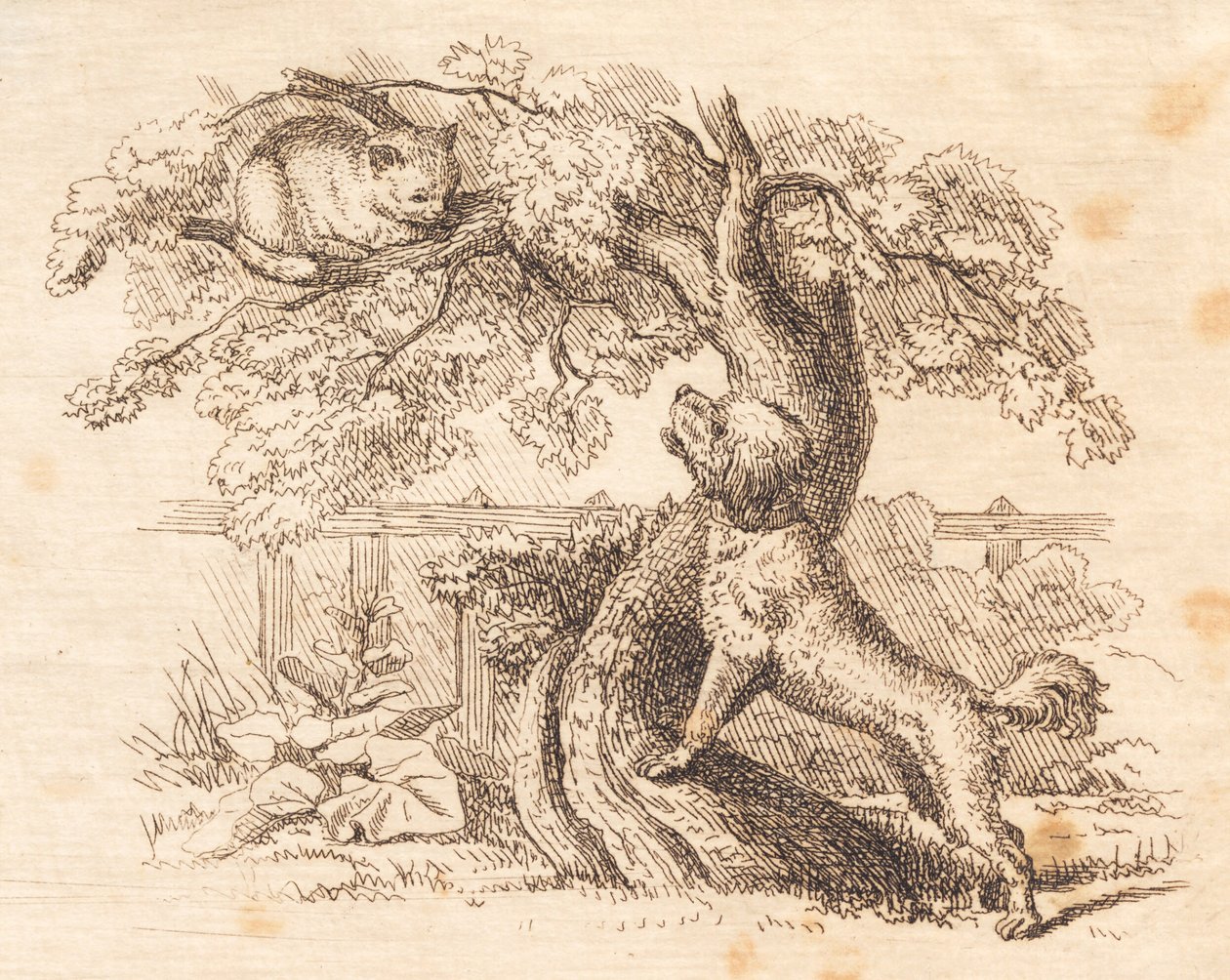 Illustrazione per "Cinquanta favole per bambini" di Hey da Martinus Rørbye