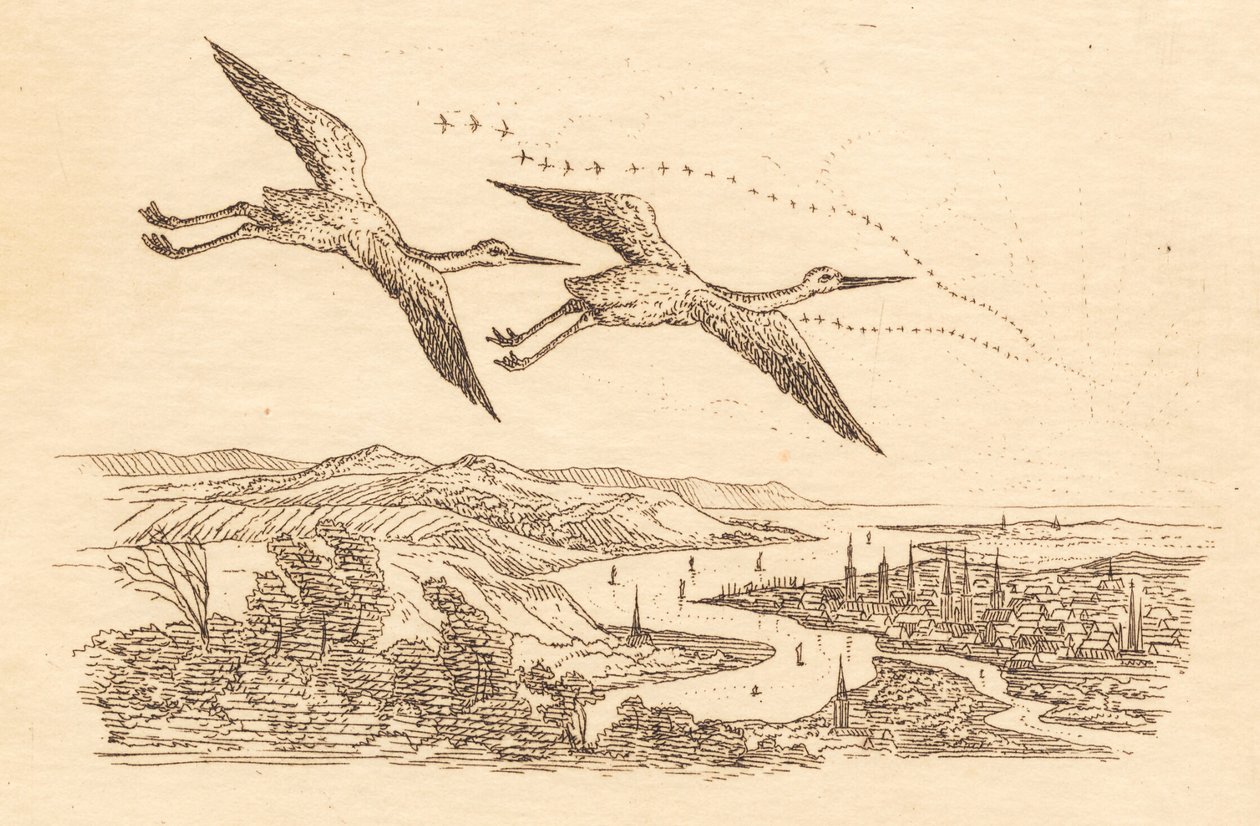 Illustrazione per "Cinquanta favole per bambini" di Hey da Martinus Rørbye