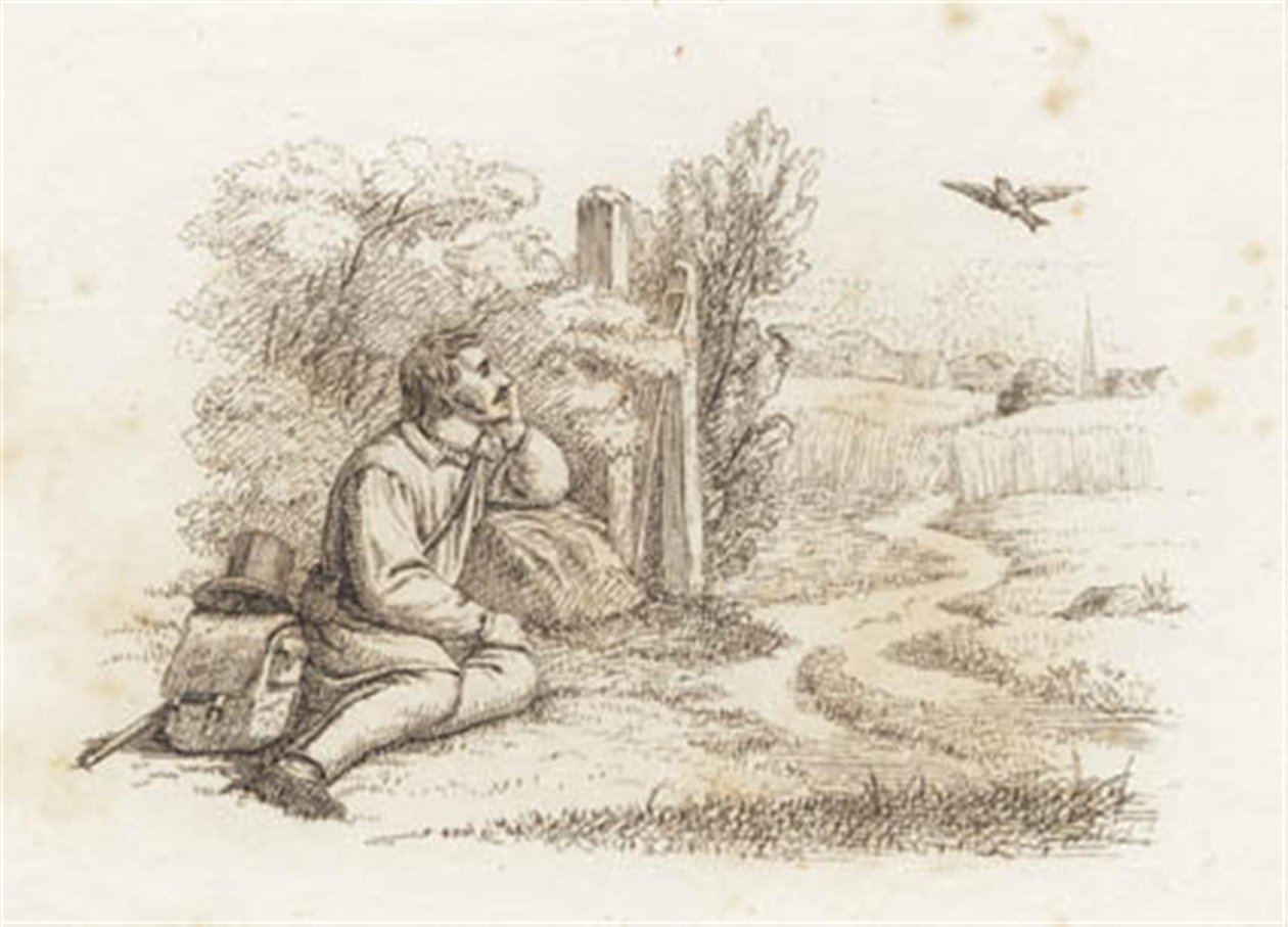 Illustrazione per "Cinquanta favole per bambini" di Hey da Martinus Rørbye