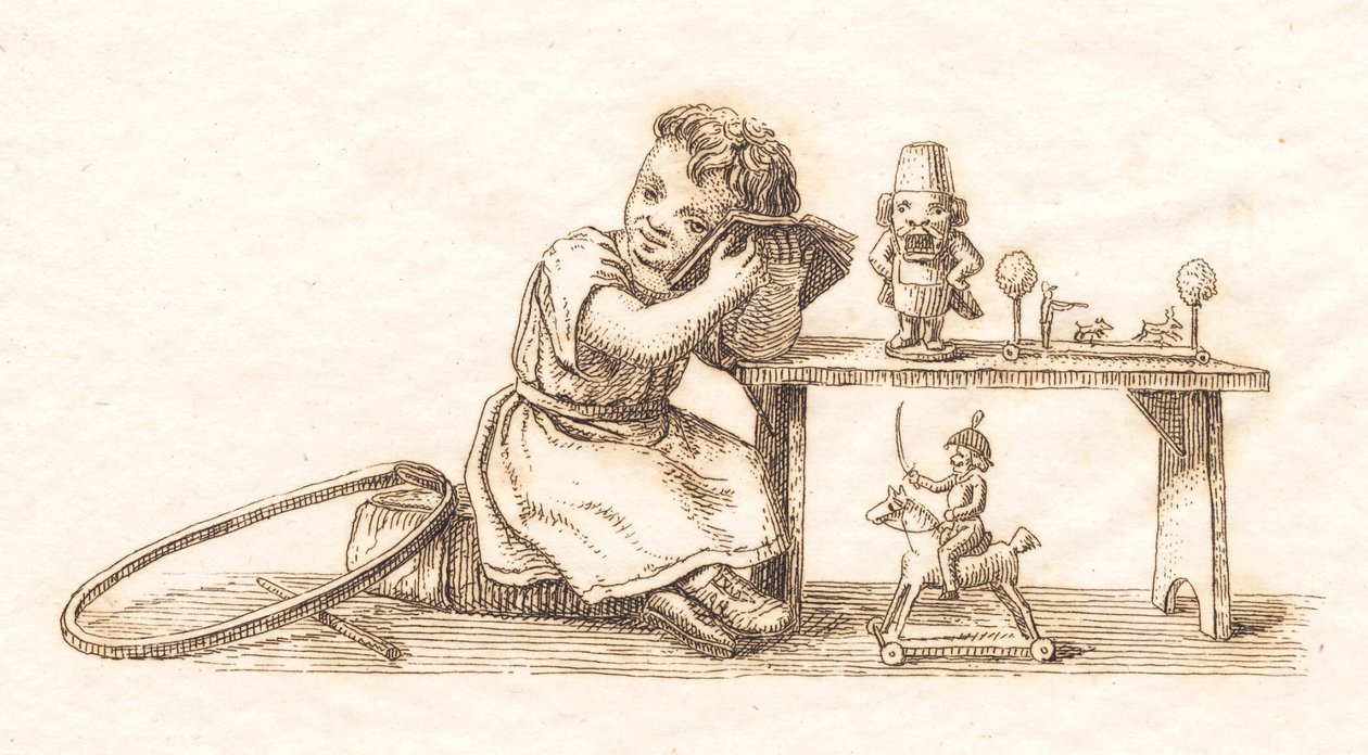 Illustrazione per "Cinquanta favole per bambini" di Hey da Martinus Rørbye