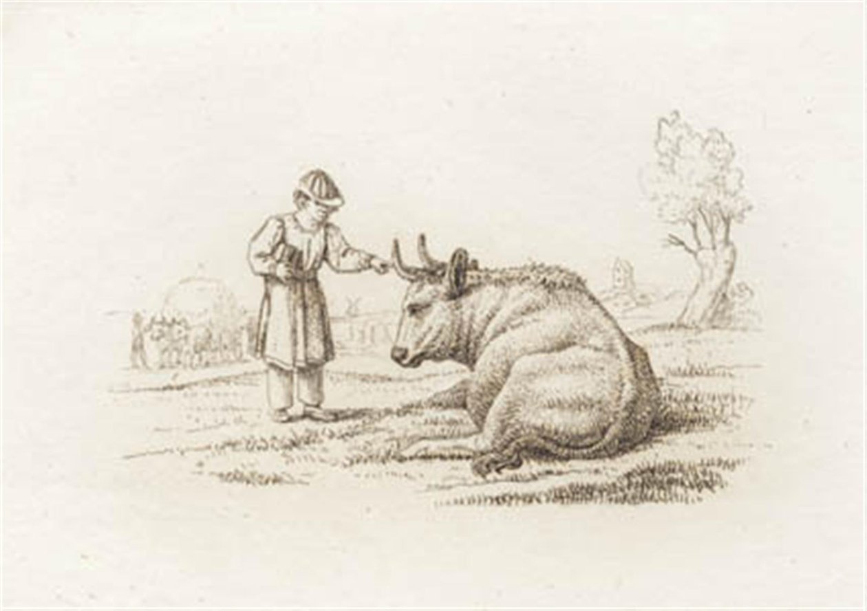 Illustrazione per "Cinquanta favole per bambini" di Hey da Martinus Rørbye