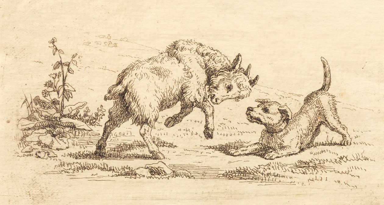Illustrazione per "Cinquanta favole per bambini" di Hey da Martinus Rørbye