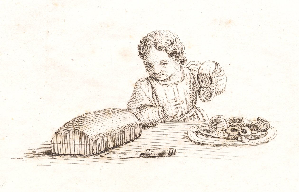 Illustrazione per "Cinquanta favole per bambini" di Hey da Martinus Rørbye