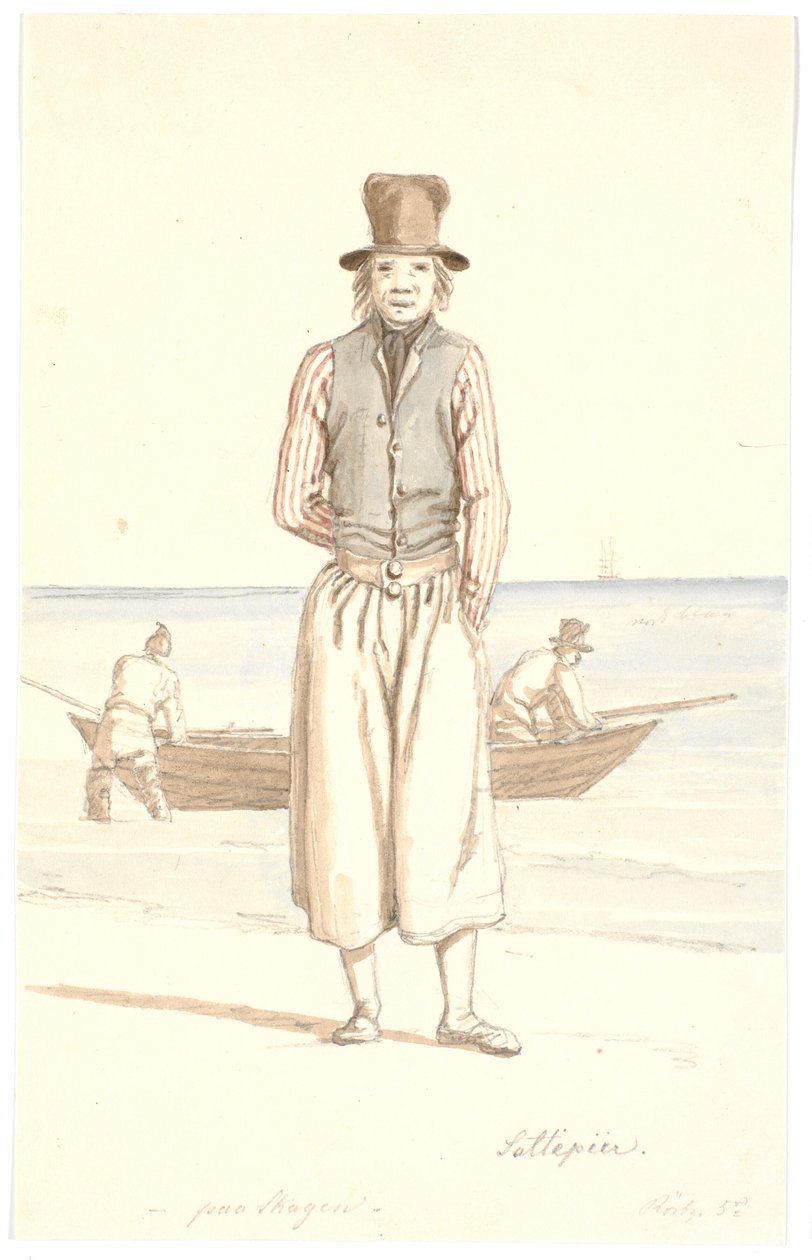 Saltepeer a Skagen da Martinus Rørbye