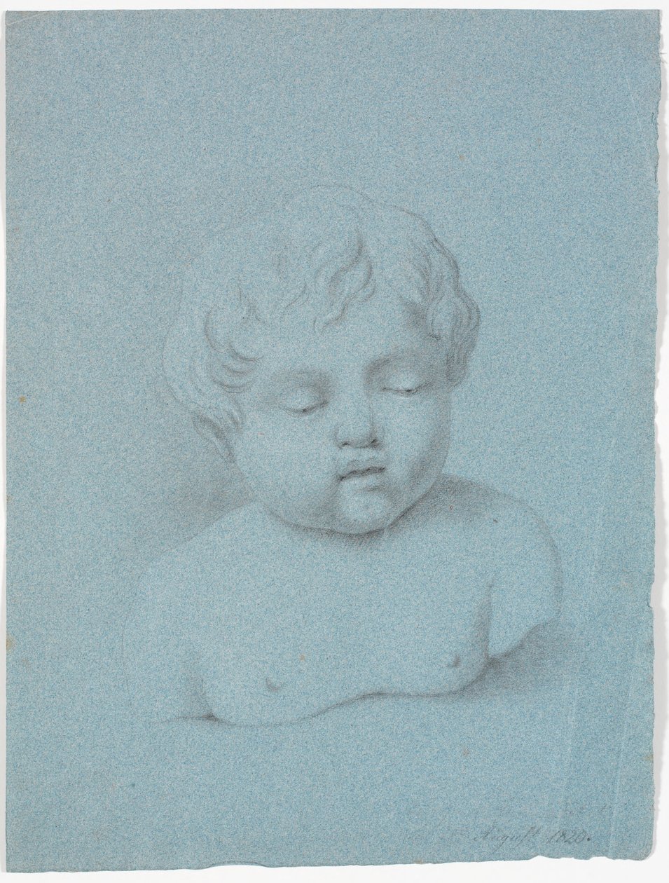 Studio di busto di bambino da Martinus Rørbye