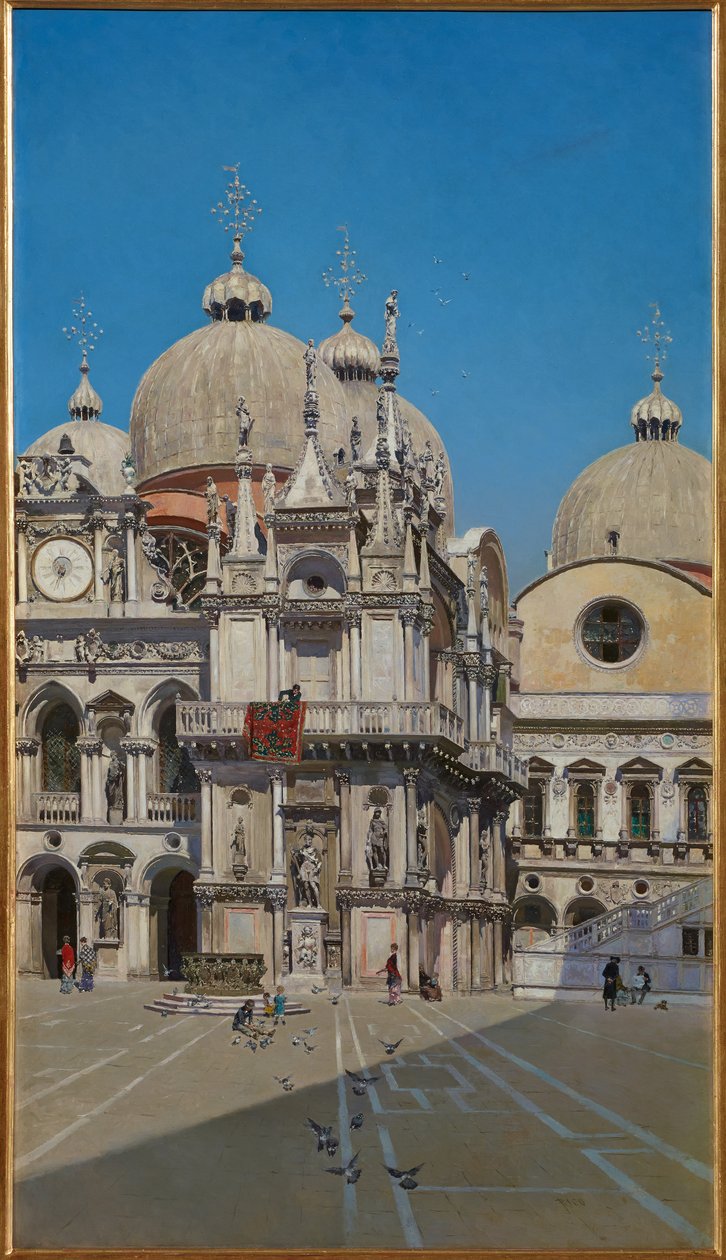 Cortile del Palazzo del Duca di Venezia da Martin Rico
