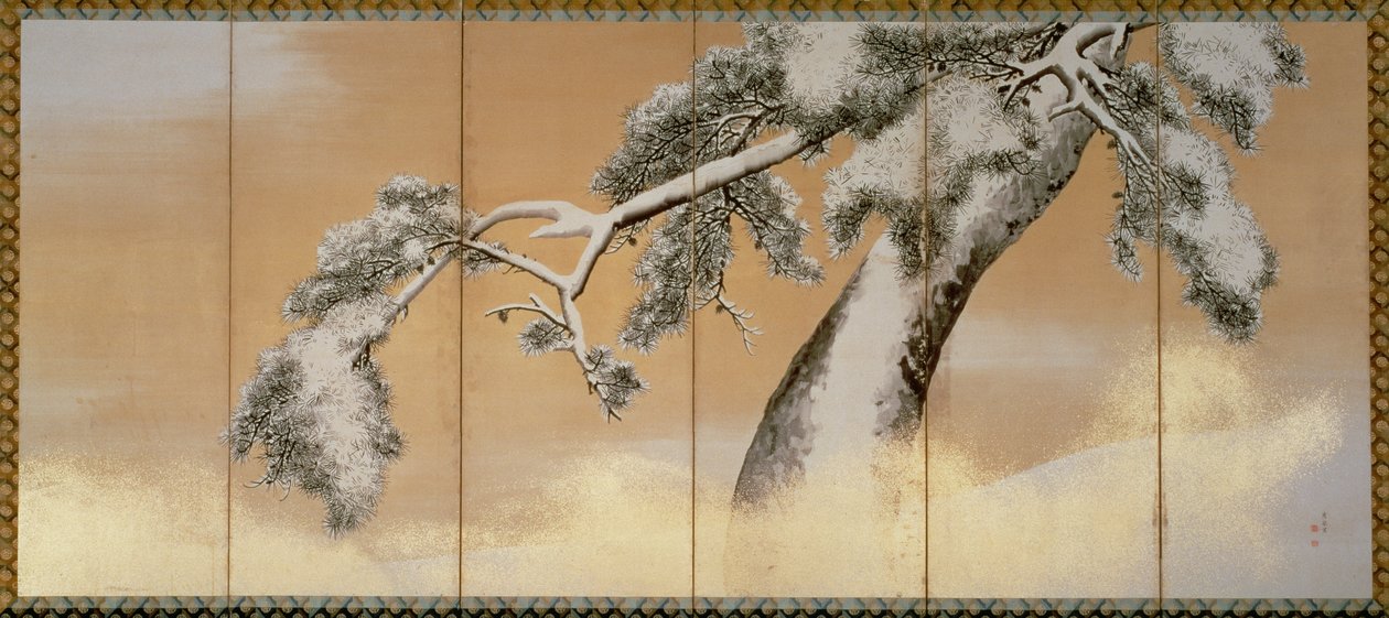 I pini sotto la neve da Maruyama Okyo