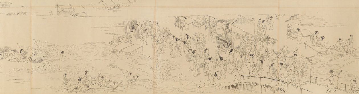 Divertimenti a Kyoto nelle quattro stagioni, fine XVIII secolo da Maruyama Okyo