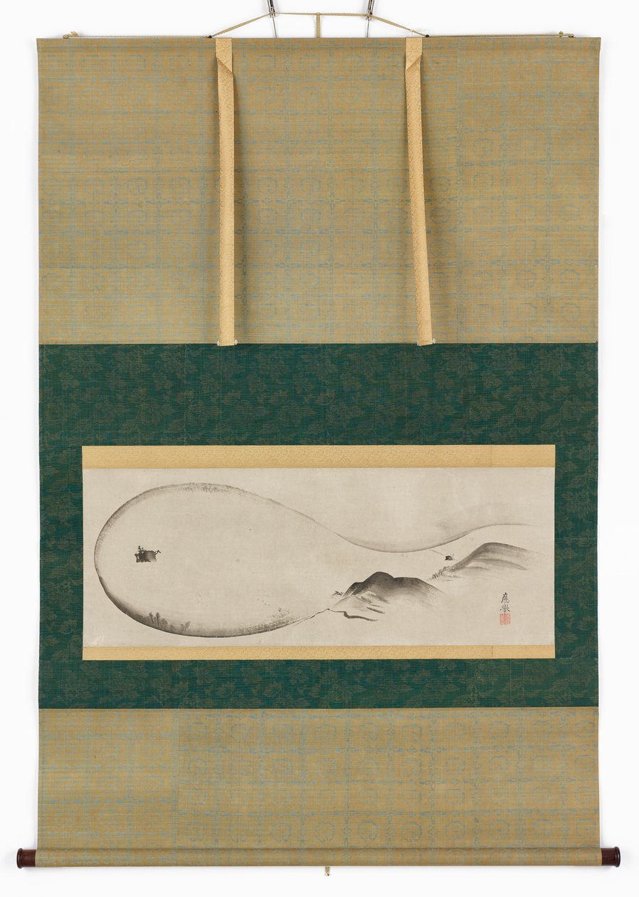 Paesaggio: Lago Biwa, periodo Edo, XVIII secolo da Maruyama Okyo