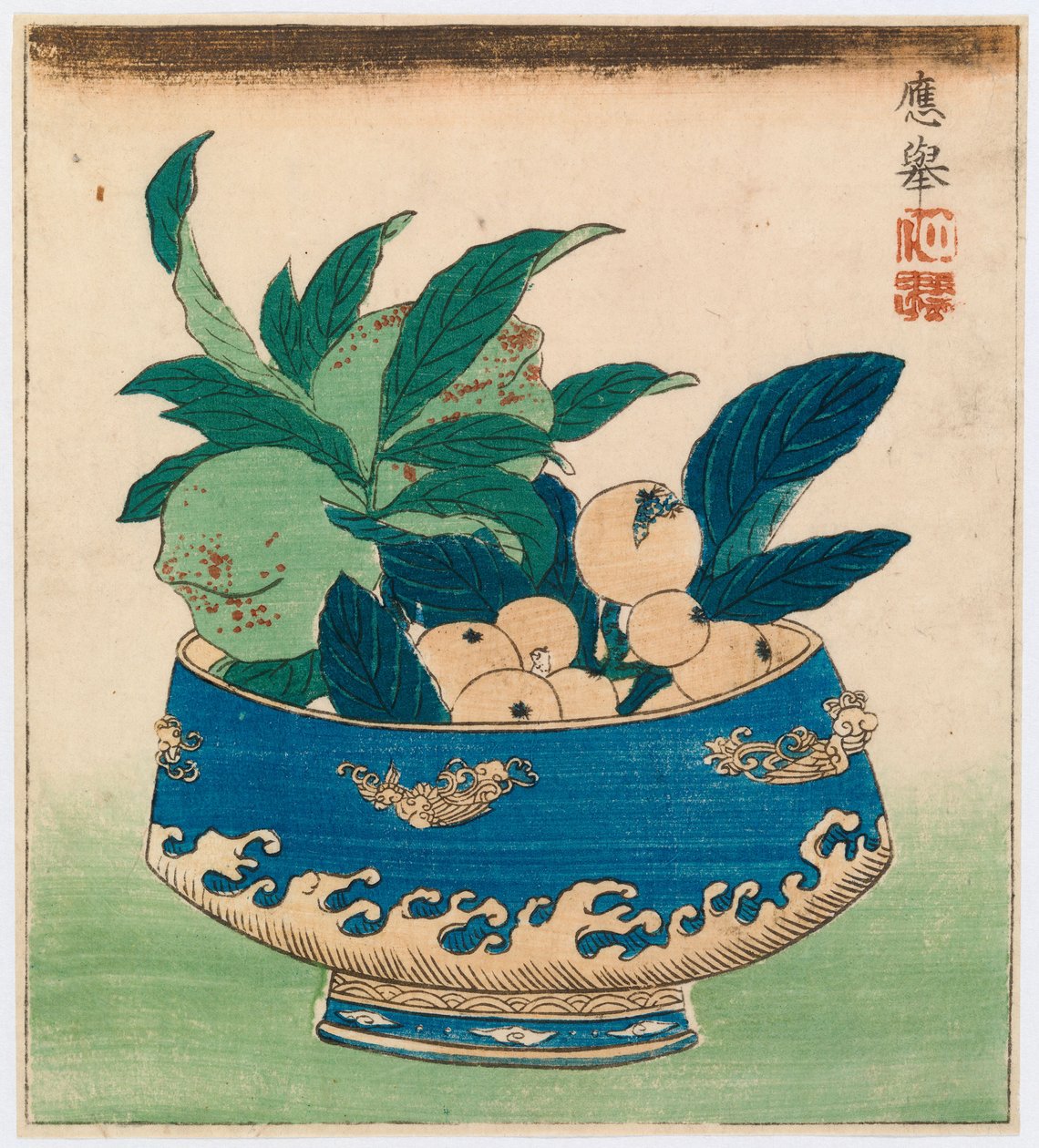 Pesche e nespole del Giappone da Maruyama Okyo