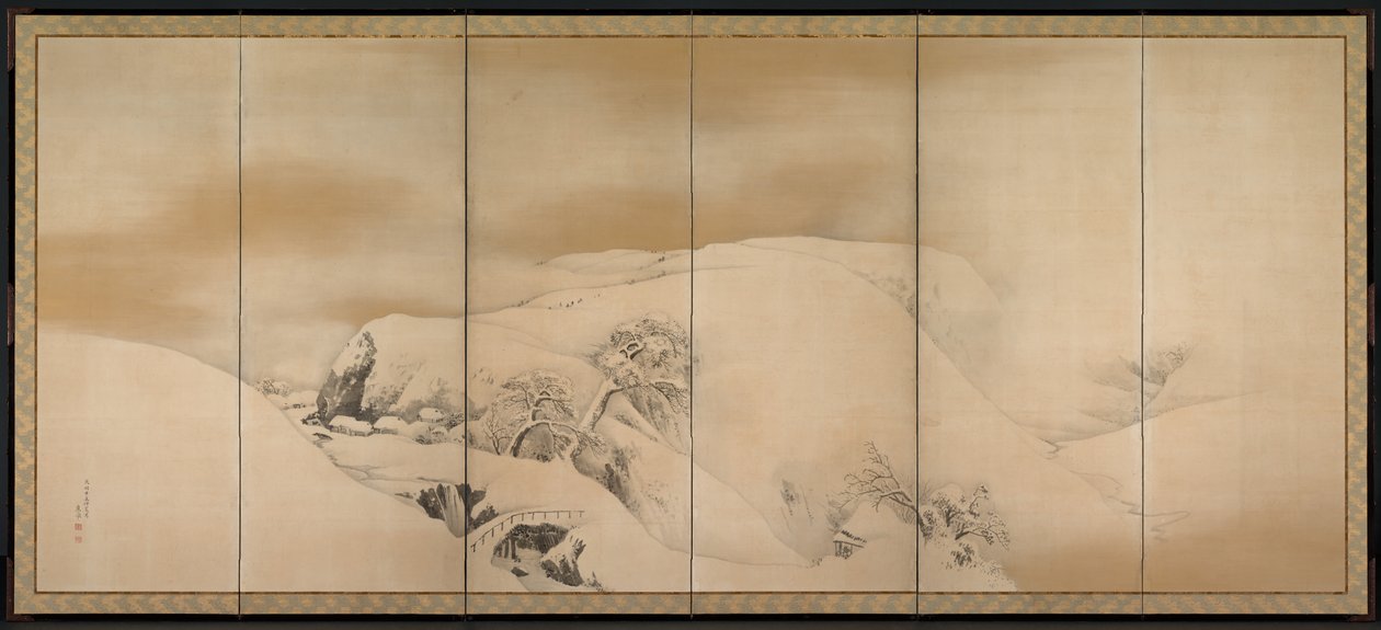 Giornata invernale, 1784 da Maruyama Okyo