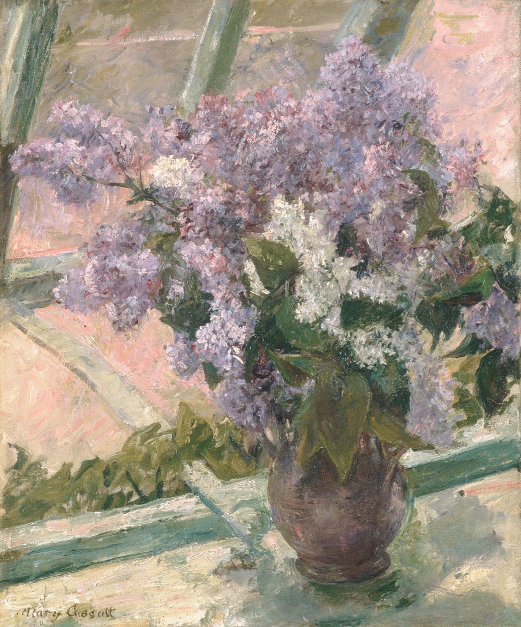 Lillà in una finestra da Mary Cassatt