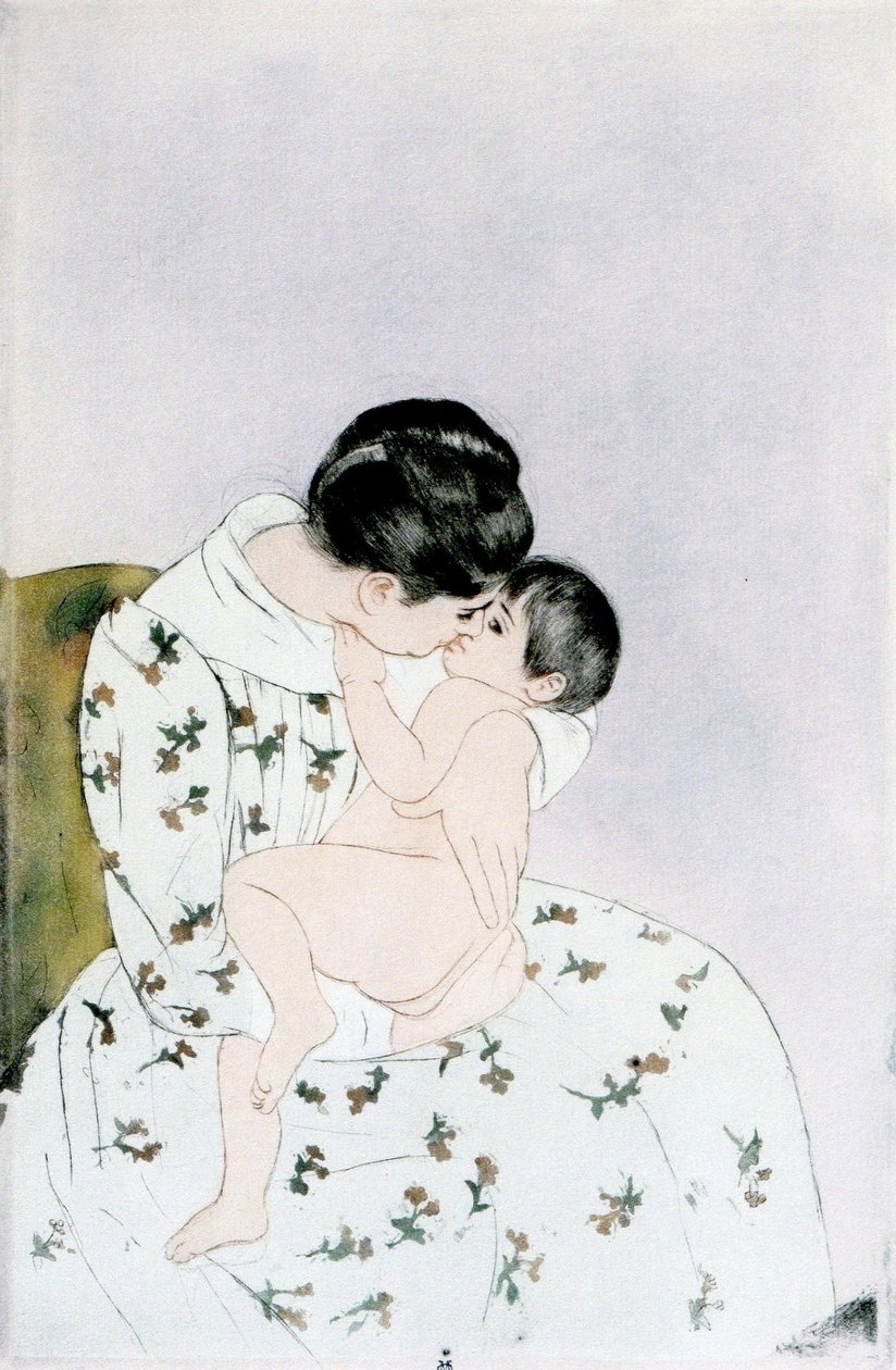 Il bacio della madre da Mary Cassatt