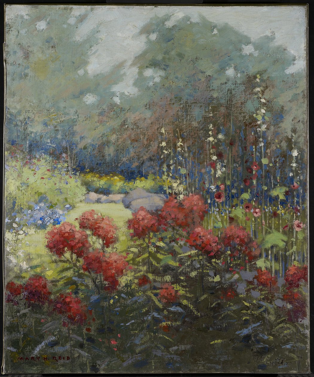 Un giardino a settembre, c.1894 da Mary Hiester Reid