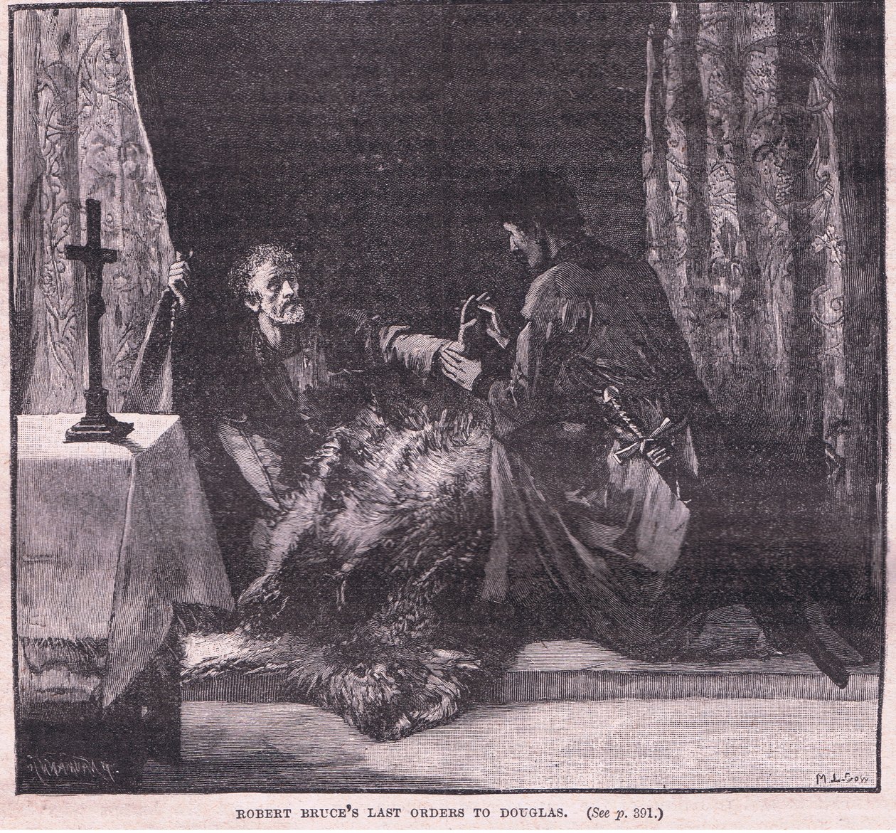 Gli ultimi ordini di Robert Bruce a Douglas da Mary L. Gow